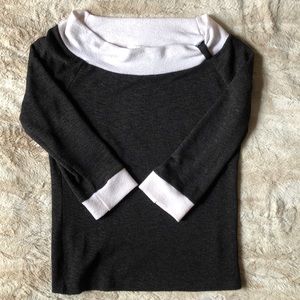 IZ Byer black and white top size L